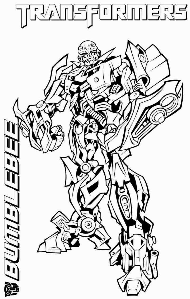 Bumblebee Transformer Coloring Pages Printable
 Transformers Coloring Pages Bumblebee