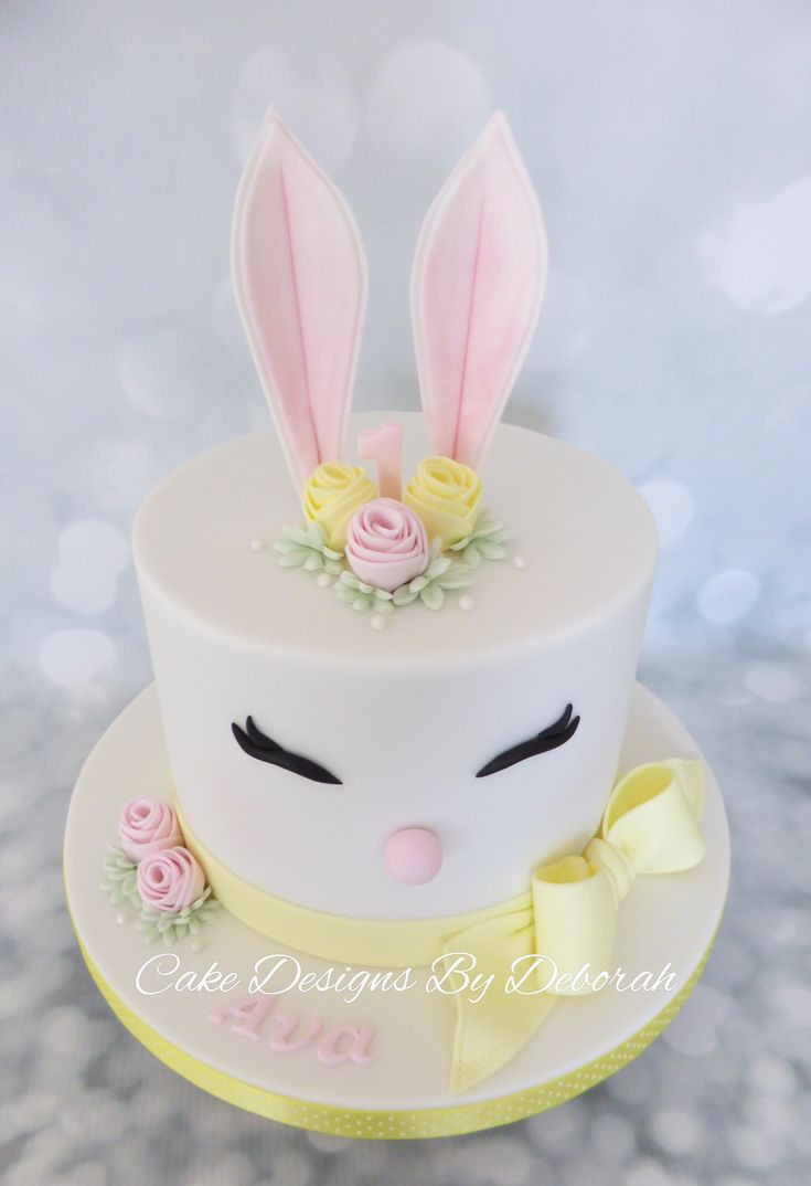 Bunny Birthday Cake
 Best 25 Easter bunny cake ideas on Pinterest