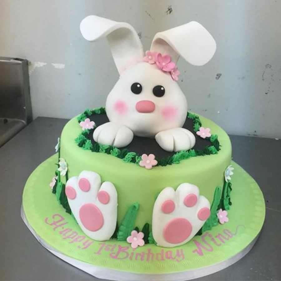 Bunny Birthday Cake
 Need Advice Bunny Cake Topper CakeCentral