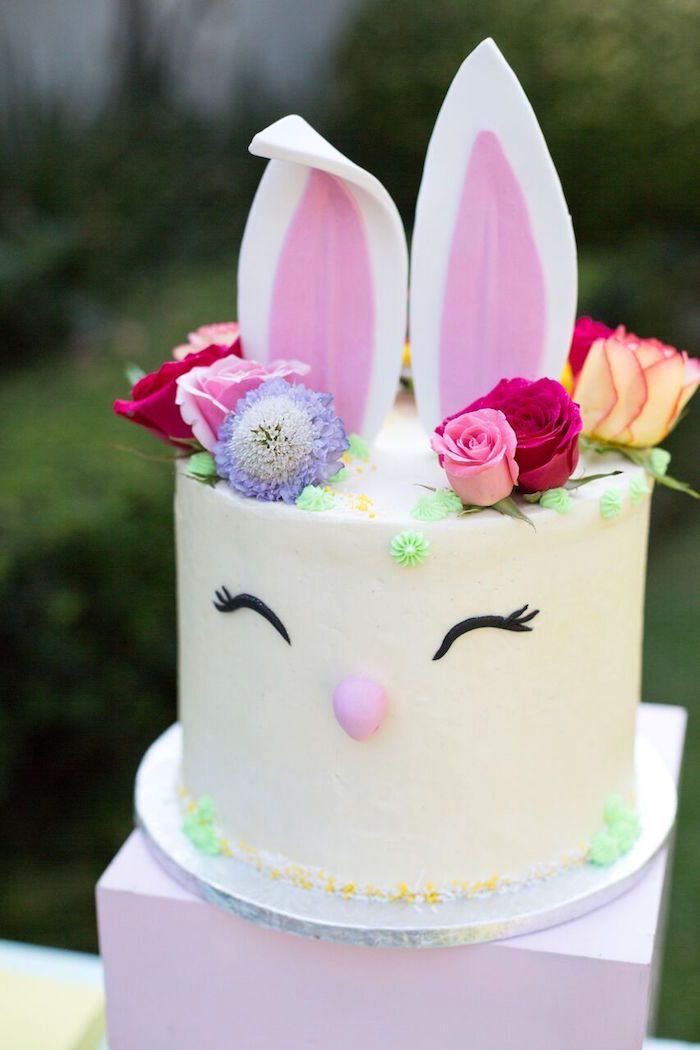 Bunny Birthday Cake
 Best 25 Easter bunny cake ideas on Pinterest