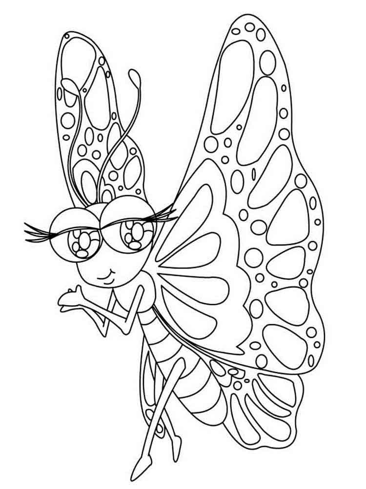 Butterfly Coloring Pages For Girls
 Butterfly coloring pages Download and print butterfly