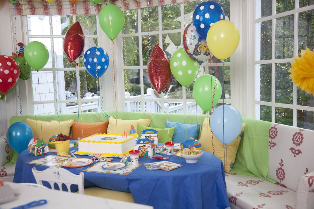 Caillou Birthday Decorations
 DIY Caillou Birthday Party
