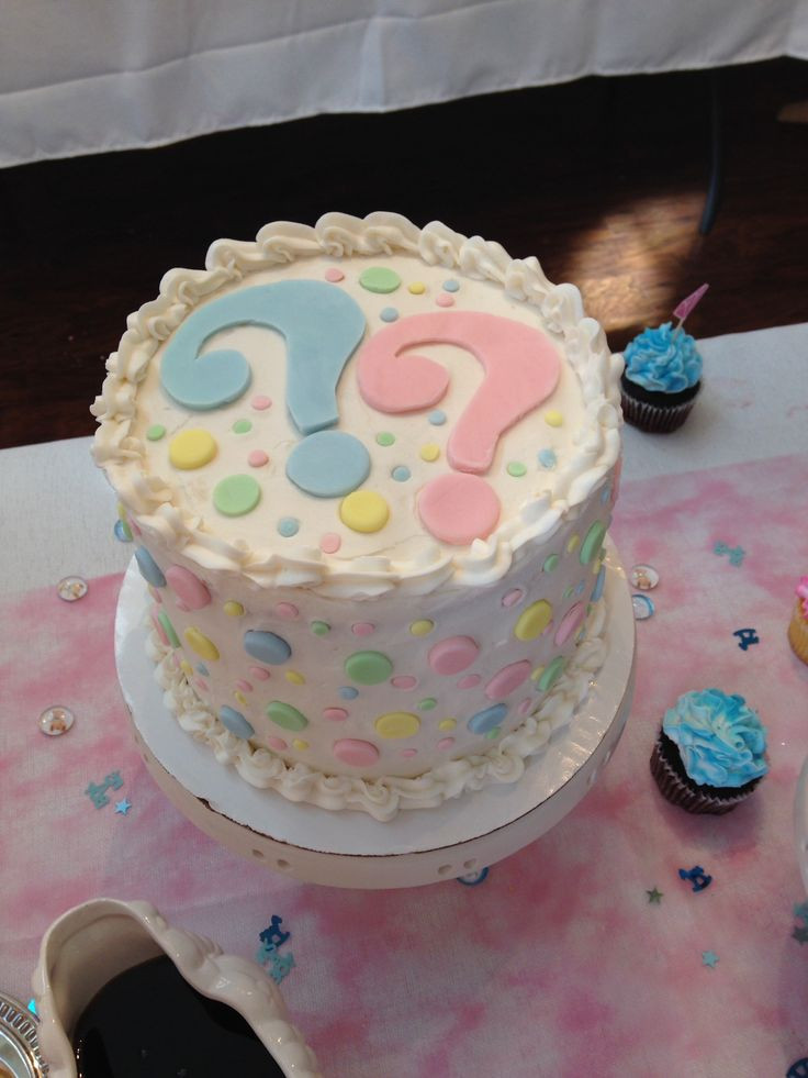 Cake Ideas For Gender Reveal Party
 Gender reveal cake Baby Bairds Pinterest