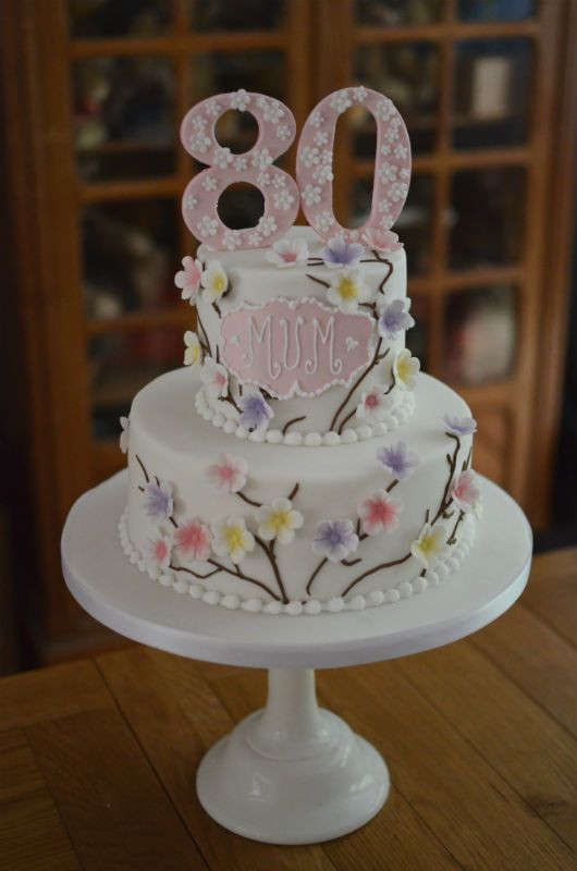 Cake Ideas For Womens Birthday
 Best 25 80th birthday cakes ideas on Pinterest
