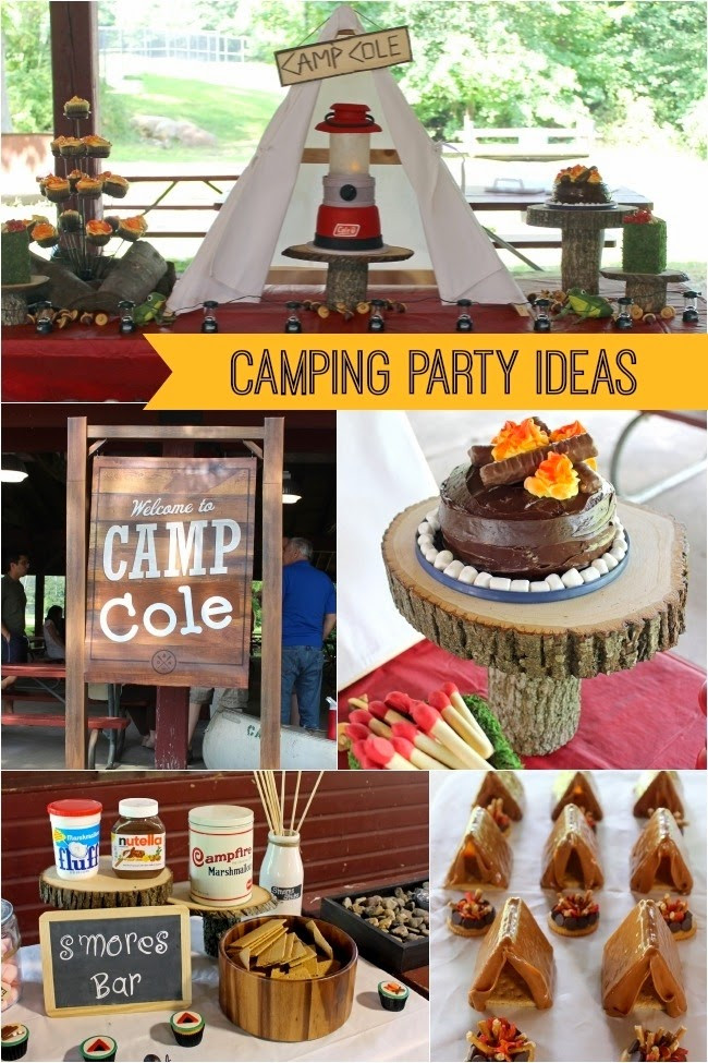 Camping Themed Birthday Party Ideas
 Cupcake Wishes & Birthday Dreams Guest Post Camping