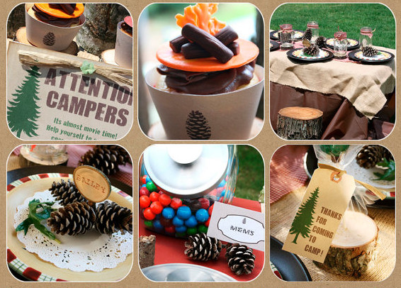Camping Themed Birthday Party Ideas
 How to throw a camp themed party Cheaper than ing all