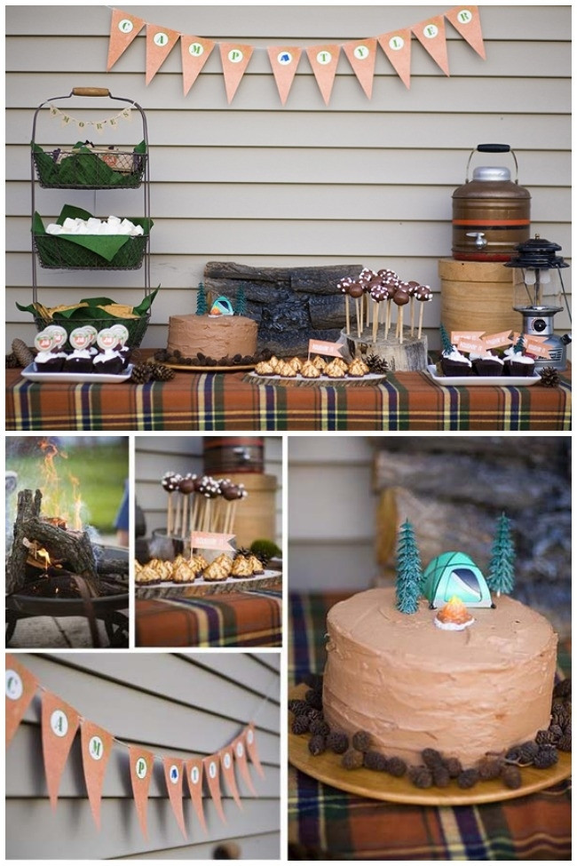 Camping Themed Birthday Party Ideas
 15 Boy Birthday Parties Classy Clutter