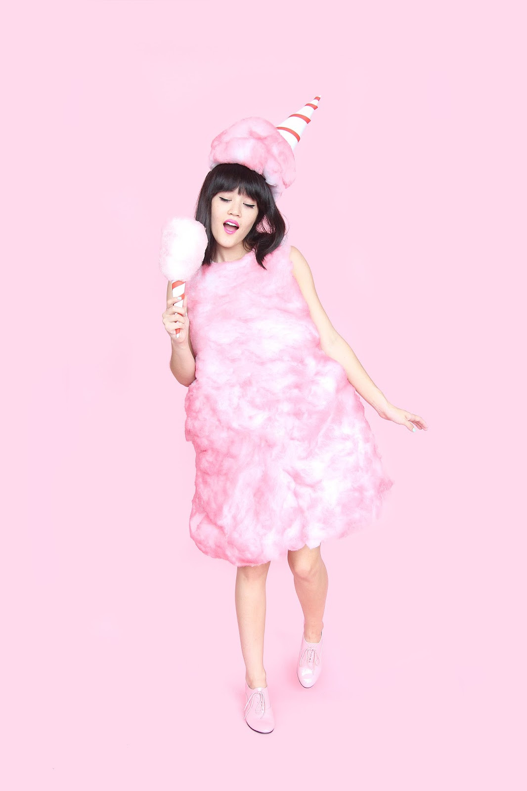 Candy Costumes DIY
 DIY Cotton Candy Halloween Costume