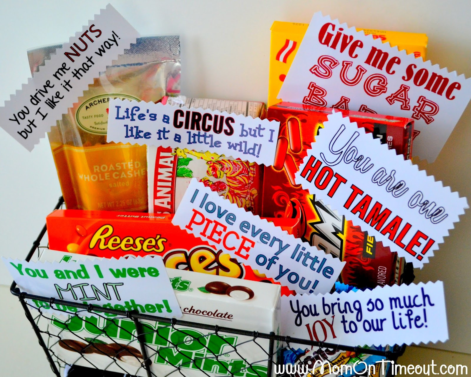 Candy Gift Basket Ideas
 Sweet Anniversary Gift Idea Mom Timeout