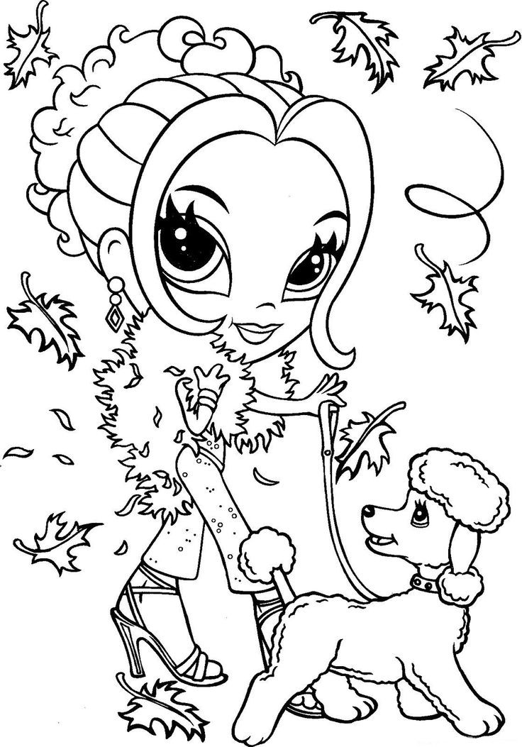 Candy Girl Coloring Pages
 100 best images about Artist Lisa Frank on Pinterest
