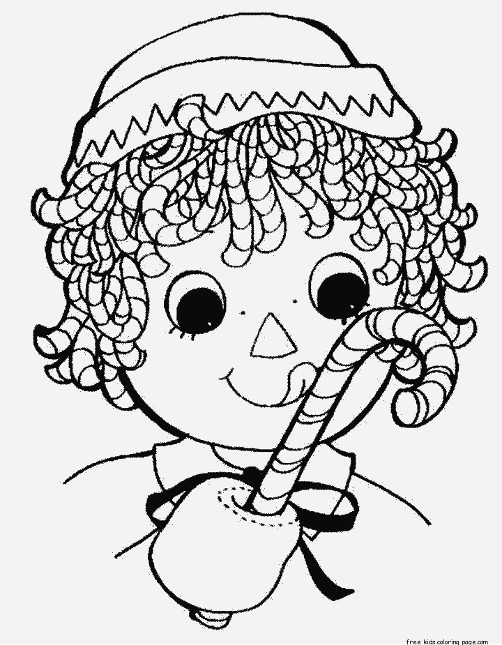 Candy Girl Coloring Pages
 Print out christmas candy canes coloring pages for