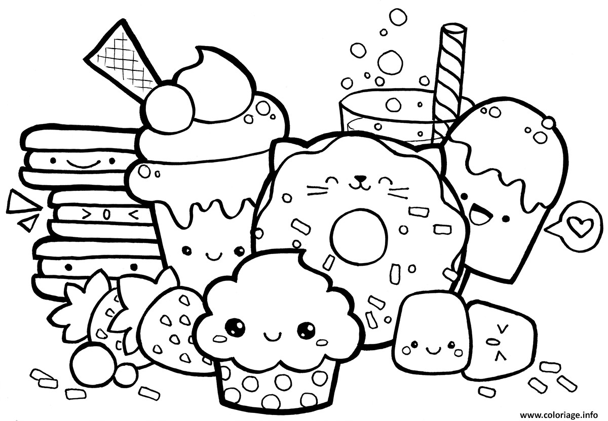 Candy House Coloring Pages For Boys
 Coloriage à imprimer kawaii mandala