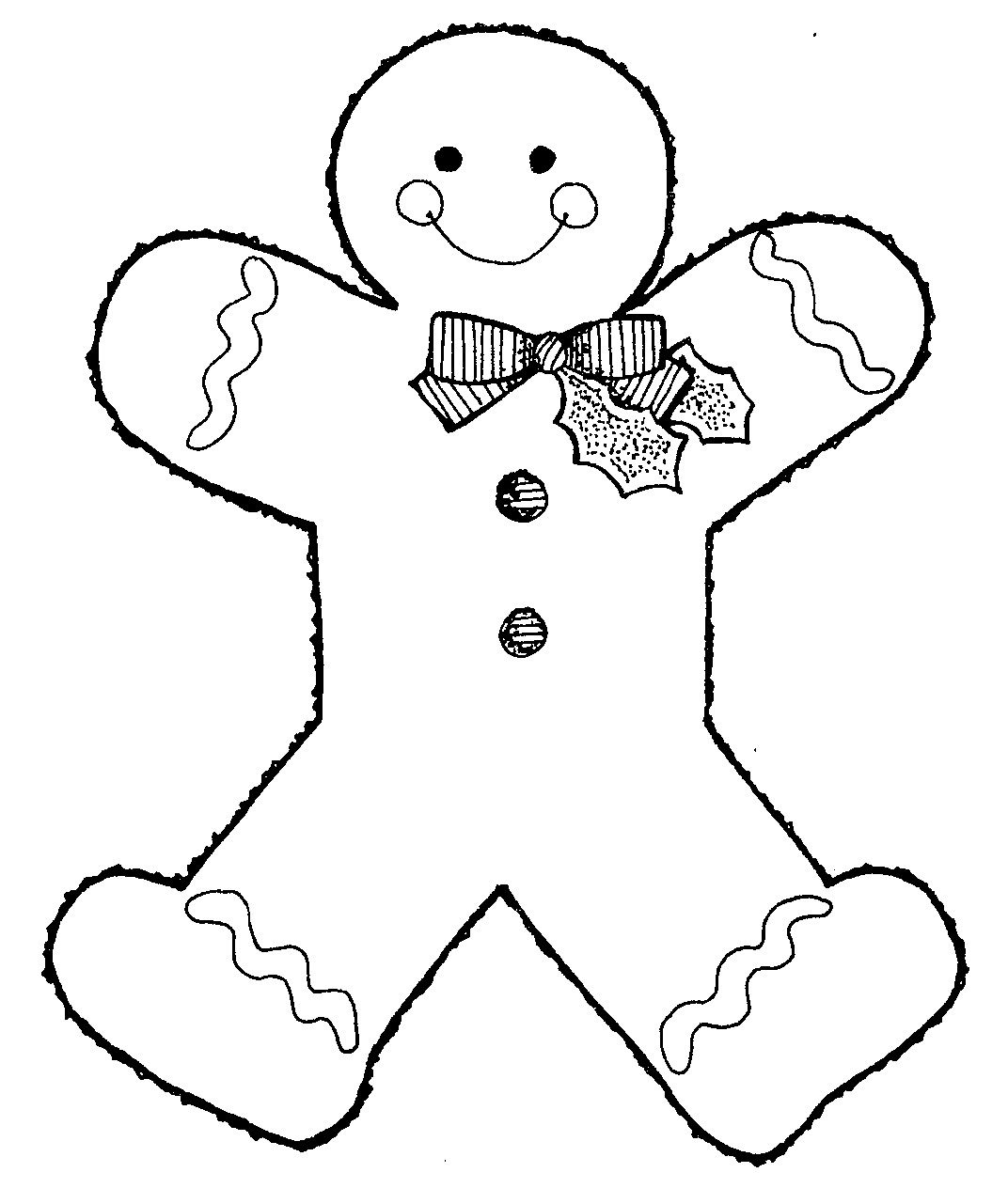 Candy House Coloring Pages For Boys
 Free Printable Gingerbread Man Coloring Pages For Kids