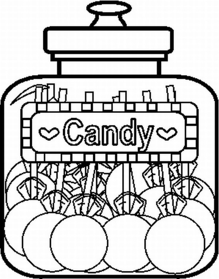 Candy House Coloring Pages For Boys
 Candy Coloring Pages Bestofcoloring