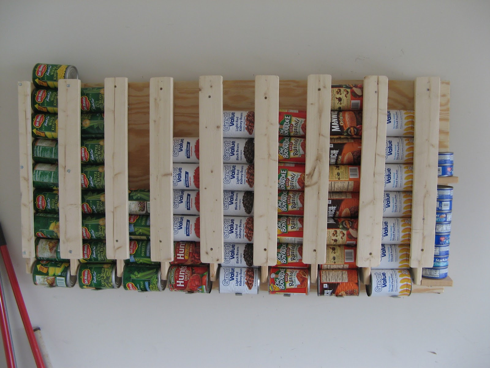 Canned Food Organizer DIY
 DIY Canned Goods Storage The Prepared Page