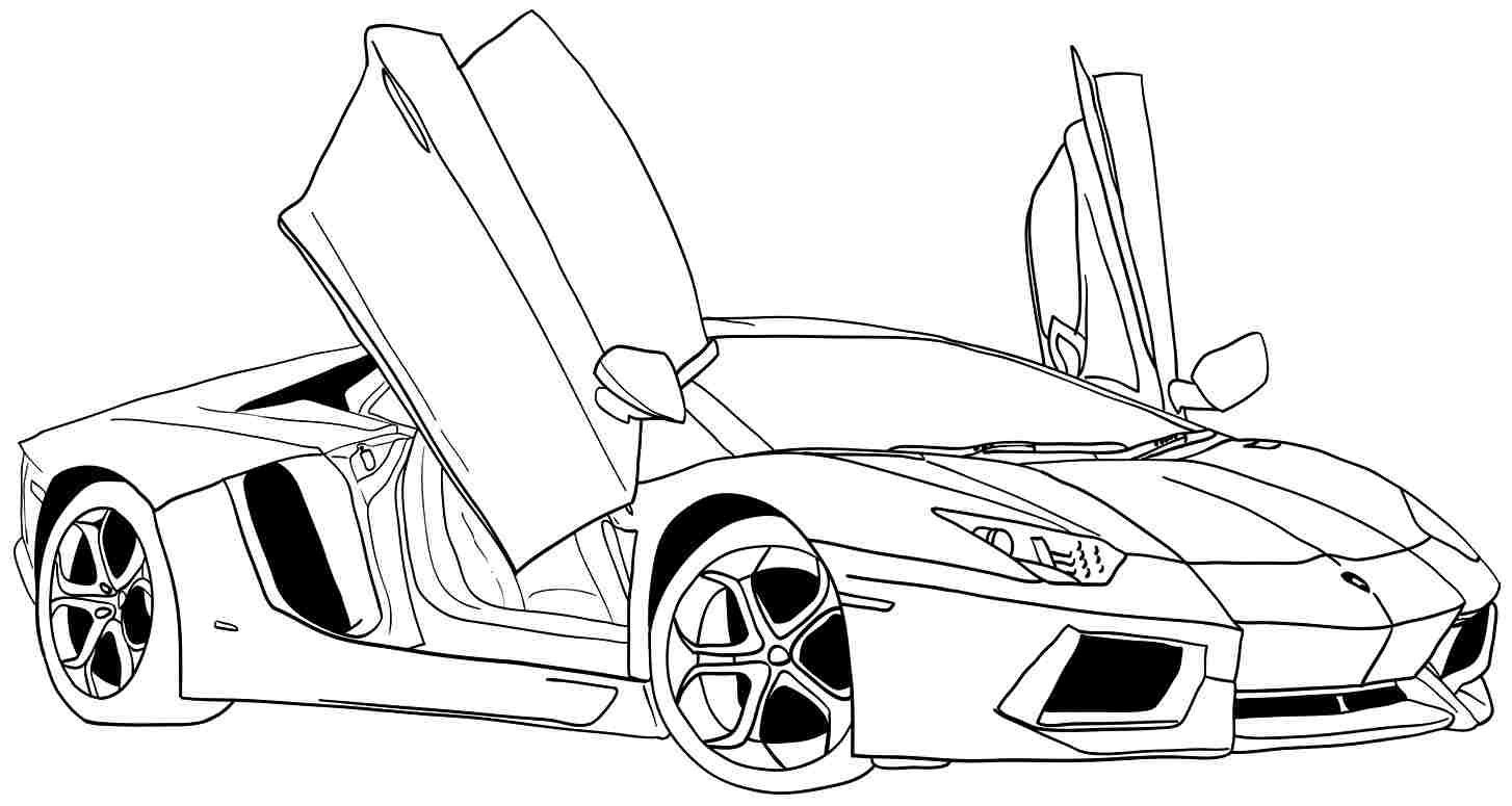 Car Coloring Pages
 Car Coloring Pages Free Printable Coloring Pages