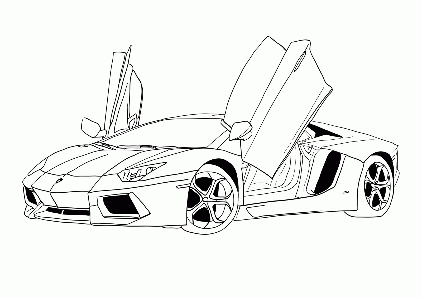 Car Coloring Pages
 Coloring Pages Cars Coloring Pages Free and Printable
