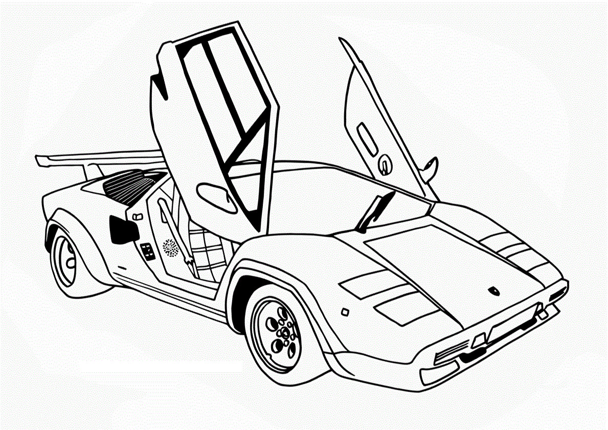Car Coloring Pages
 Free Printable Race Car Coloring Pages For Kids