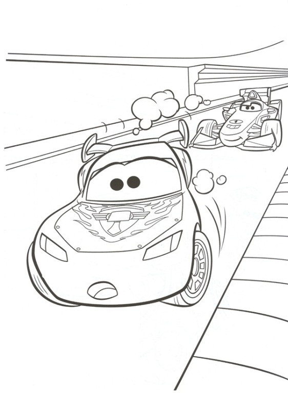 Cars 2 Coloring Pages
 Kids n fun