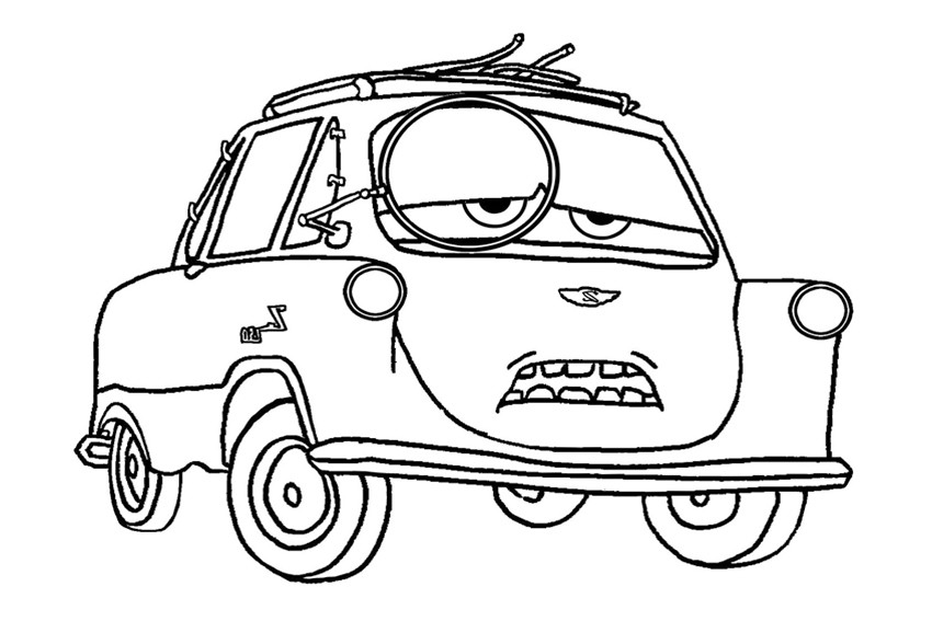 Cars 2 Coloring Pages
 Coloring in cars coloring pages from the 2 Disney movies