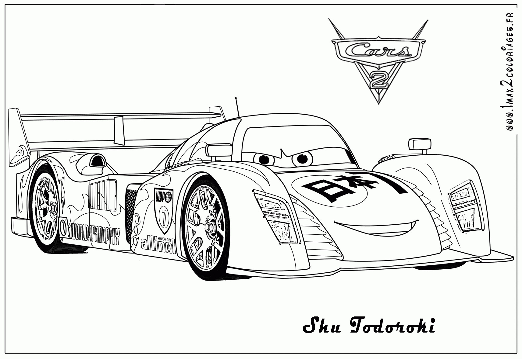 Cars 2 Coloring Pages
 Francesco Bernoulli Coloring Pages Coloring Home