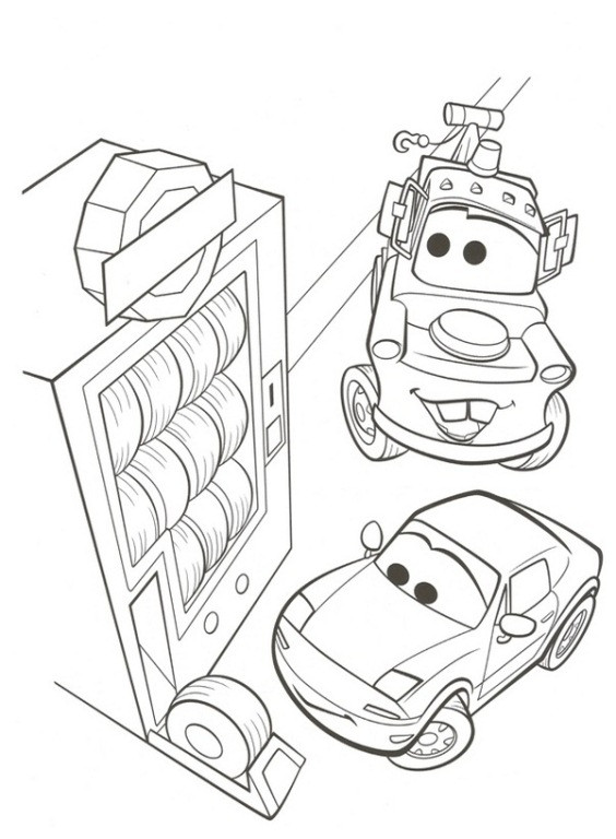Cars 2 Coloring Pages
 Kids n fun