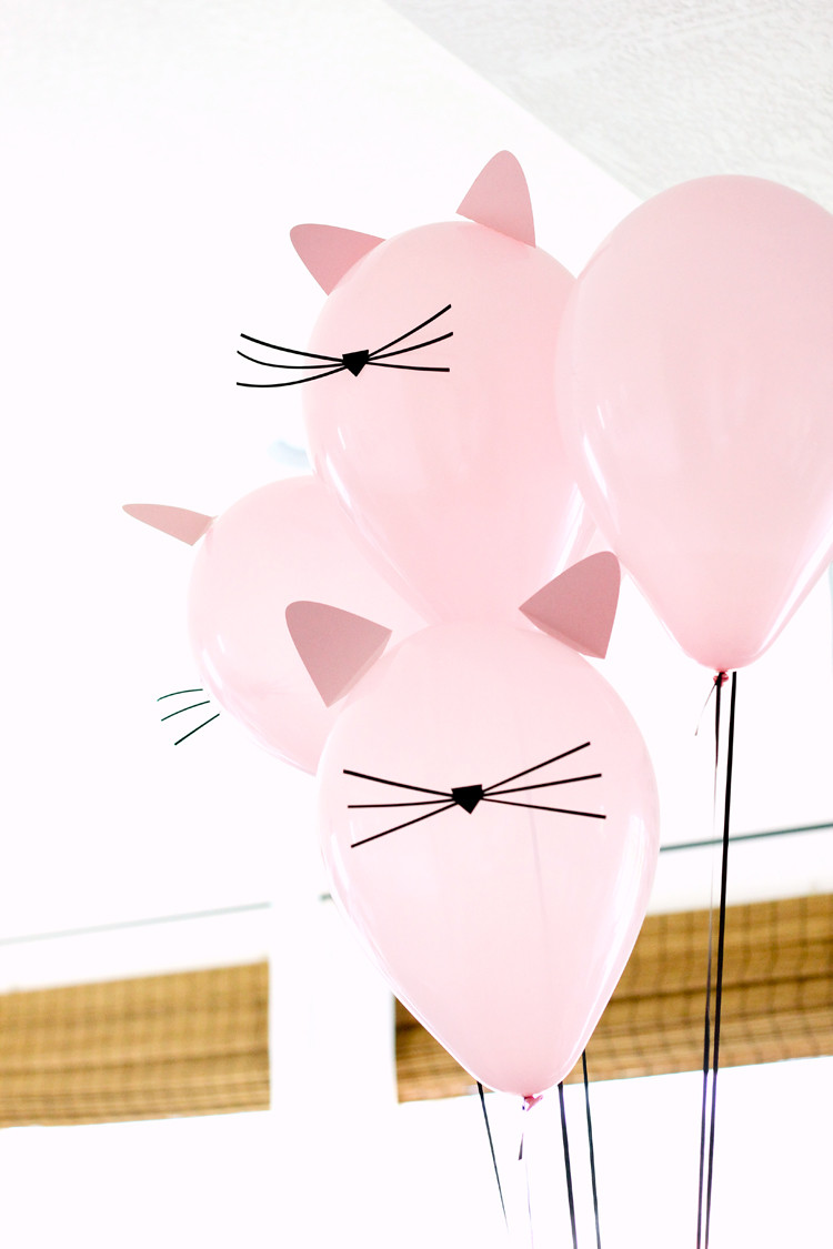Cat Birthday Decorations
 Kitty Cat Birthday Party Free Printables