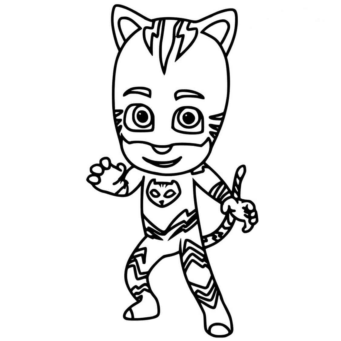Cat Boy Coloring Pages
 PJ Masks Catboy Coloring Page