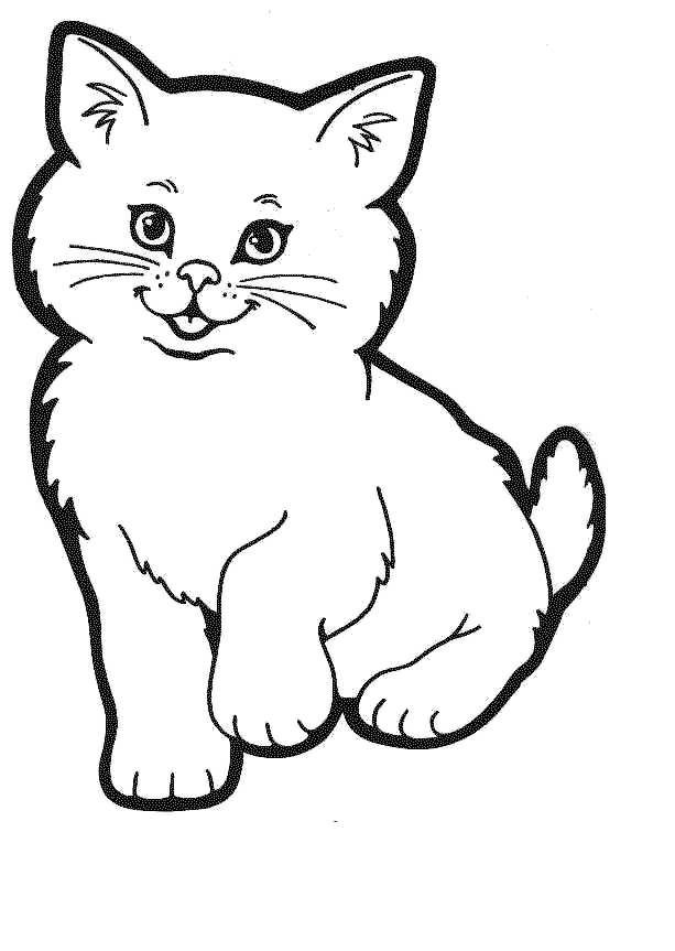 Cat Coloring Pages For Girls
 Cute Coloring Pages For Girls Cats