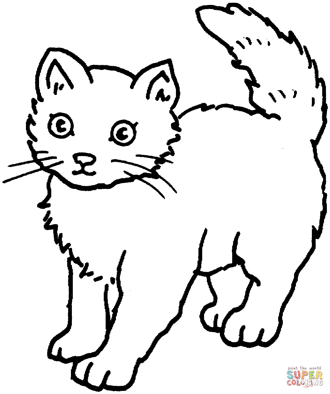 Cat Coloring Pages
 Cat 25 coloring page