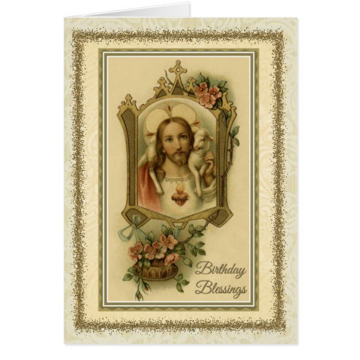 Catholic Birthday Card
 0030 Religious Catholic Birthday Card