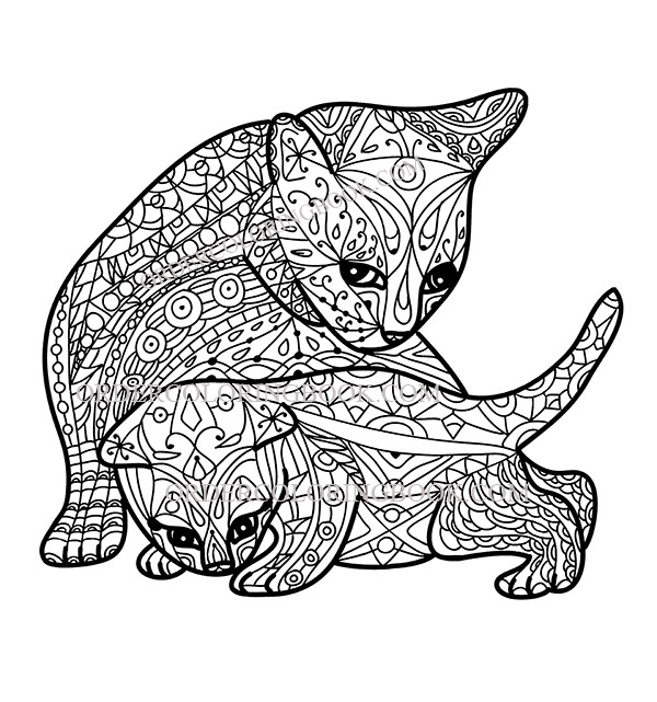 Cats Adult Coloring Book
 Cats Coloring Pages Order Coloring Books and Notebooks