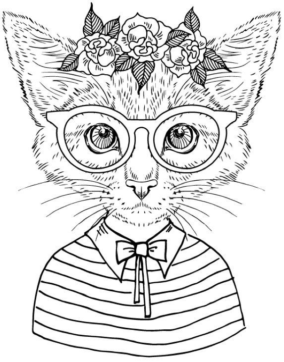 Cats Adult Coloring Book
 Best Coloring Books for Cat Lovers Cleverpedia