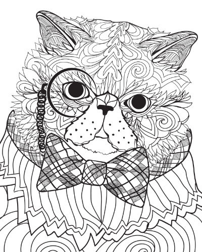 Cats Adult Coloring Book
 Adult Coloring Pages