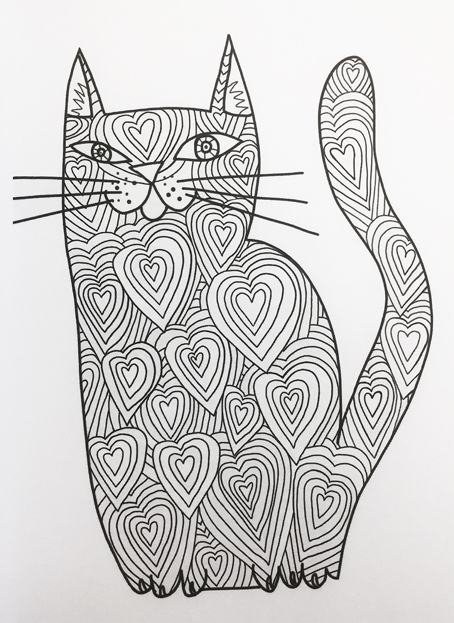 Cats Adult Coloring Book
 Adult Coloring Book Reviews for All Ages