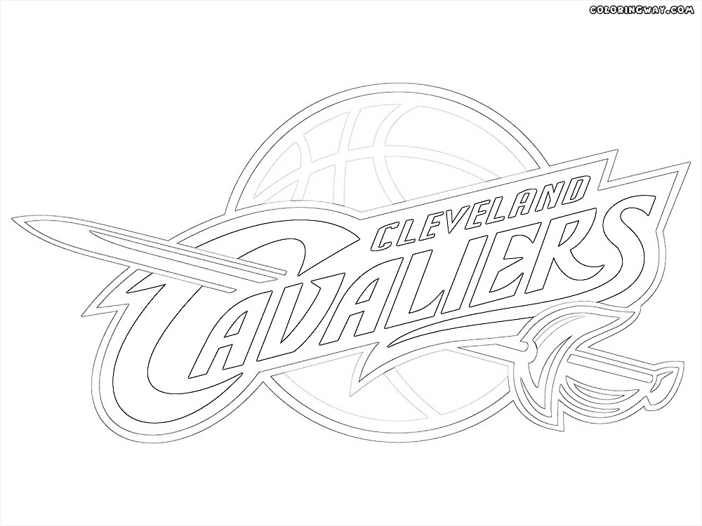 Cavs Coloring Pages
 NBA logos coloring pages
