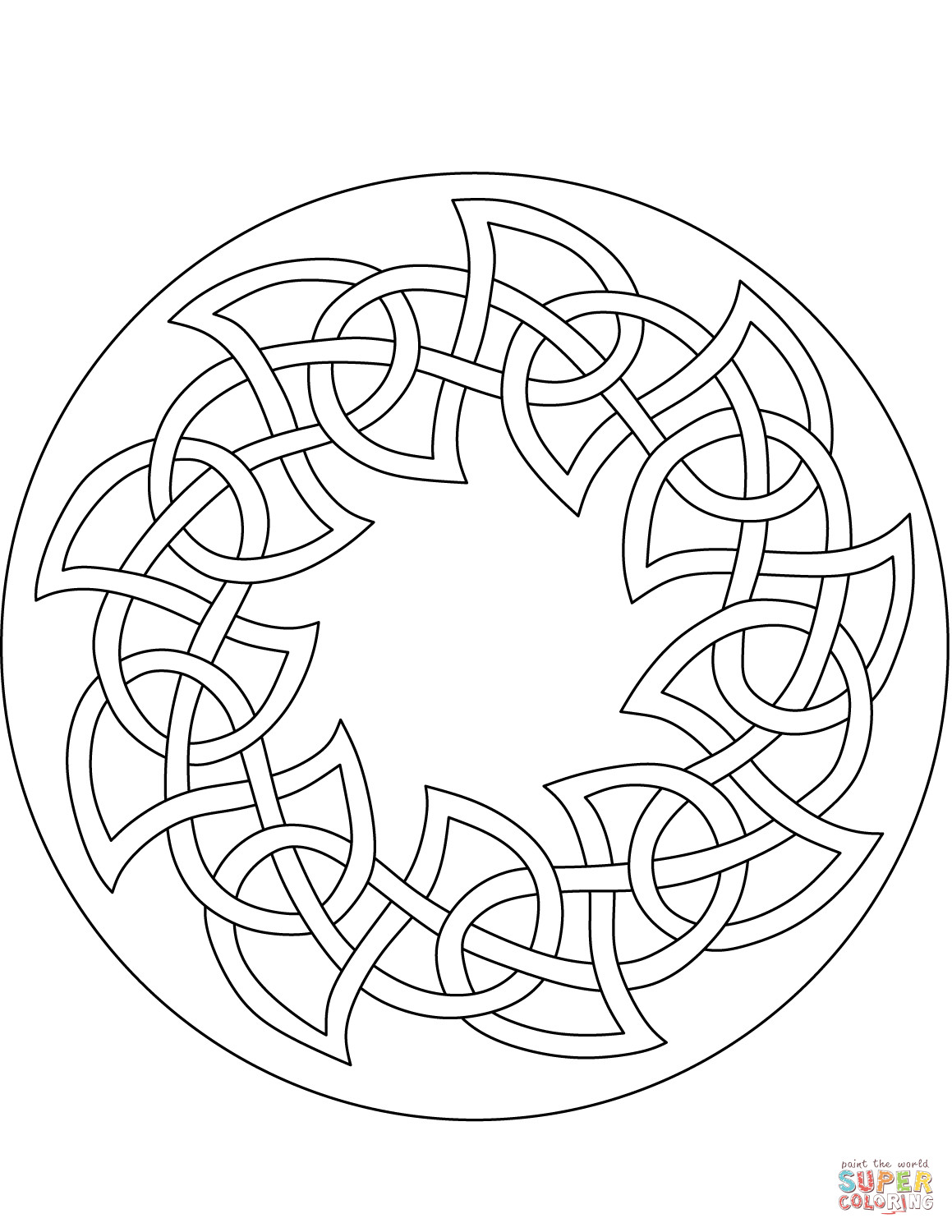 Celtic Coloring Book
 Celtic Pattern coloring page