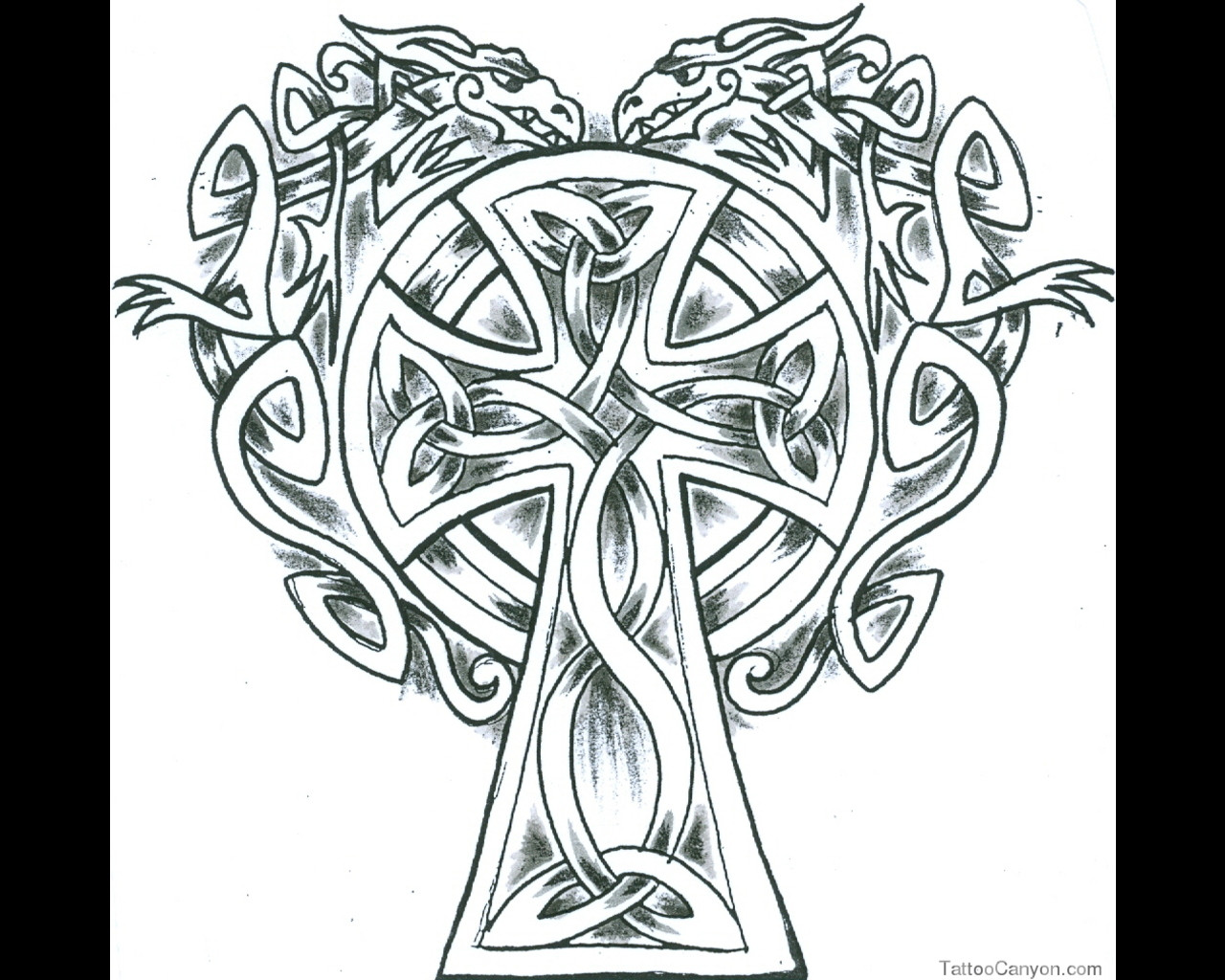 Celtic Coloring Book
 Celtic Cross Drawing at GetDrawings