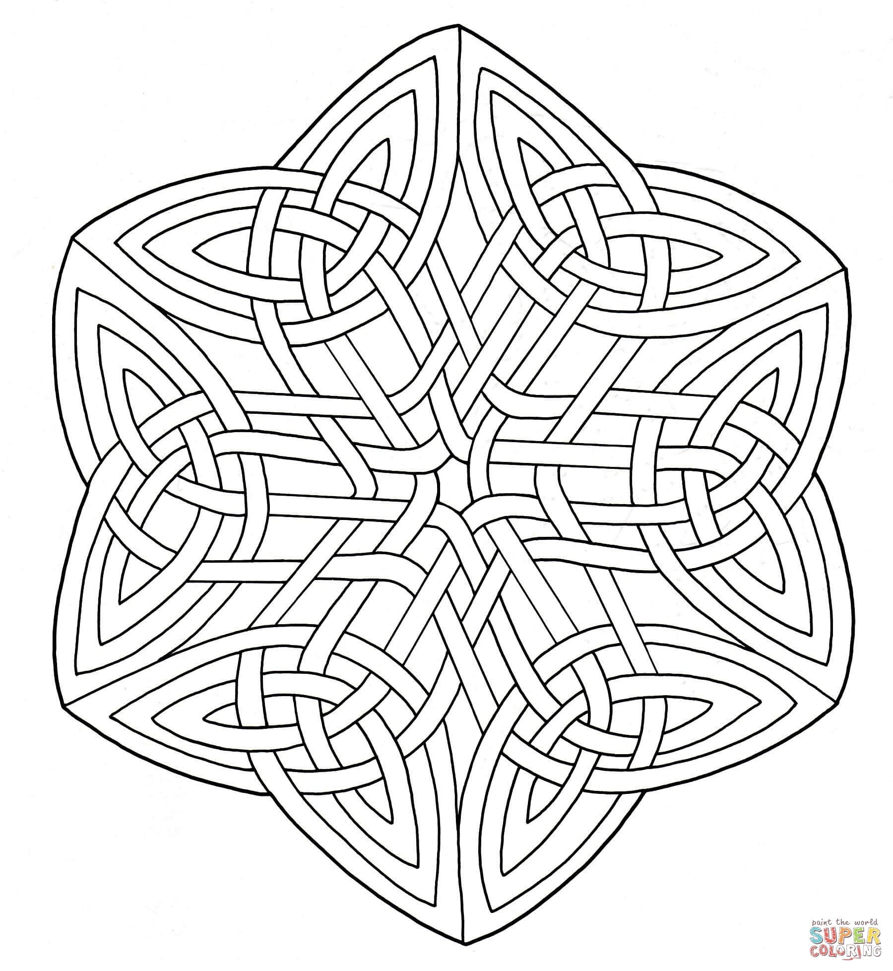 Celtic Coloring Book
 Celtic Knotwork coloring page