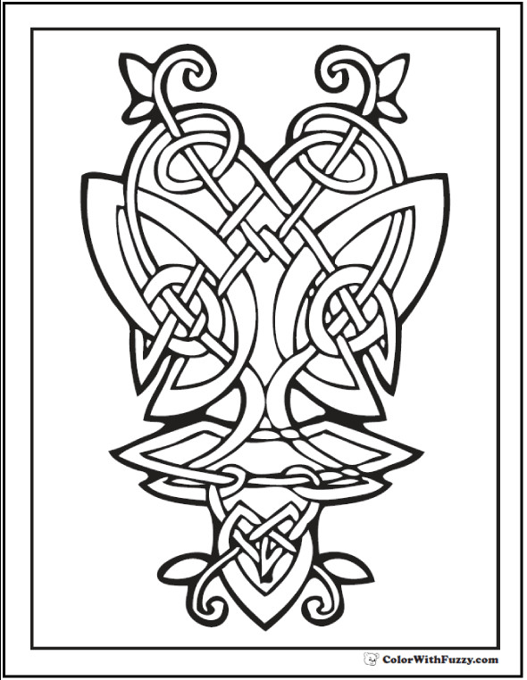 Celtic Coloring Book
 90 Celtic Coloring Pages Irish Scottish Gaelic