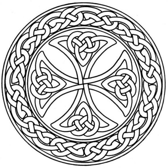 Celtic Coloring Pages For Adults
 Mandala Monday Free Celtic Mandalas to Color