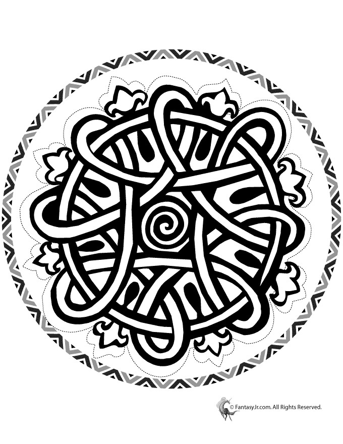 Celtic Coloring Pages For Adults
 Free Mandala Coloring Pages For Adults Coloring Home