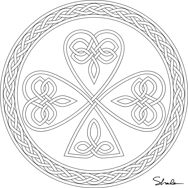 Celtic Coloring Pages For Adults
 Printable Celtic Coloring Pages Coloring Home