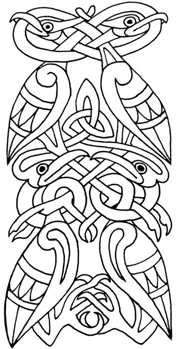 Celtic Coloring Pages For Adults
 206 best images about Viking embroidery and art on Pinterest
