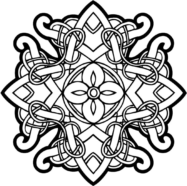 Celtic Coloring Pages For Adults
 Free Printable Celtic Cross Coloring Pages ClipArt Best