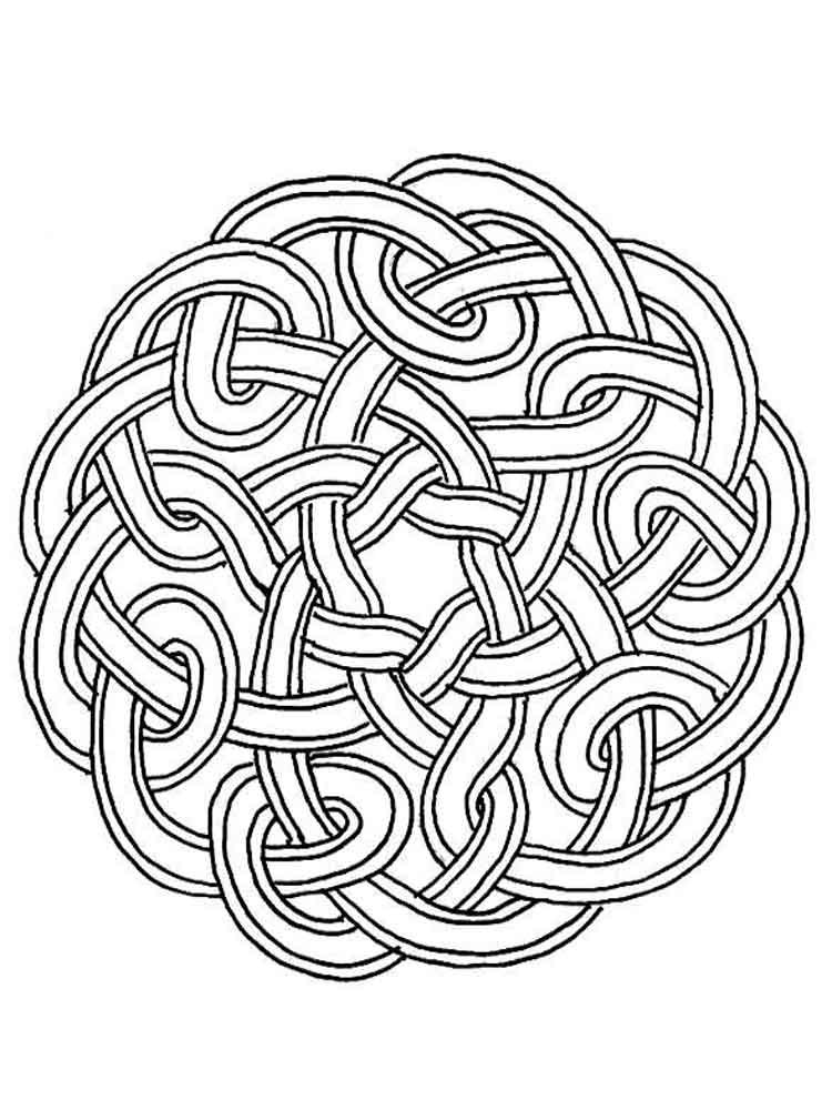 Celtic Coloring Pages For Adults
 Celtic Knot coloring pages for adults Free Printable