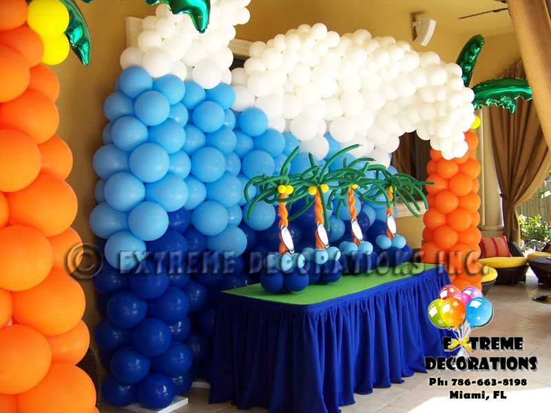 Centerpiece Ideas For Beach Theme Party
 Beach Theme Party Decorations