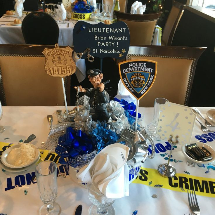 Centerpiece Ideas For Police Retirement Party
 13 best Police retirement party DIY images on Pinterest