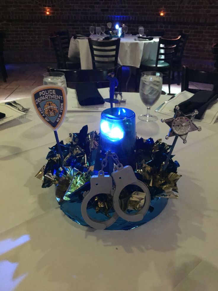 Centerpiece Ideas For Police Retirement Party
 Best 25 Police retirement party ideas on Pinterest