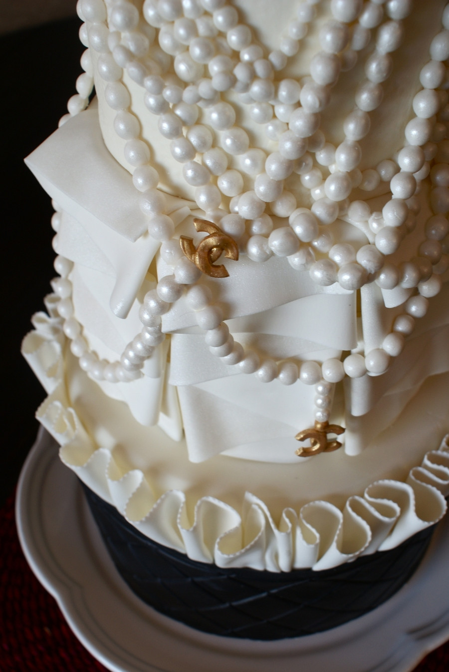 Chanel Birthday Cake
 Chanel Inspired Birthday Cake CakeCentral